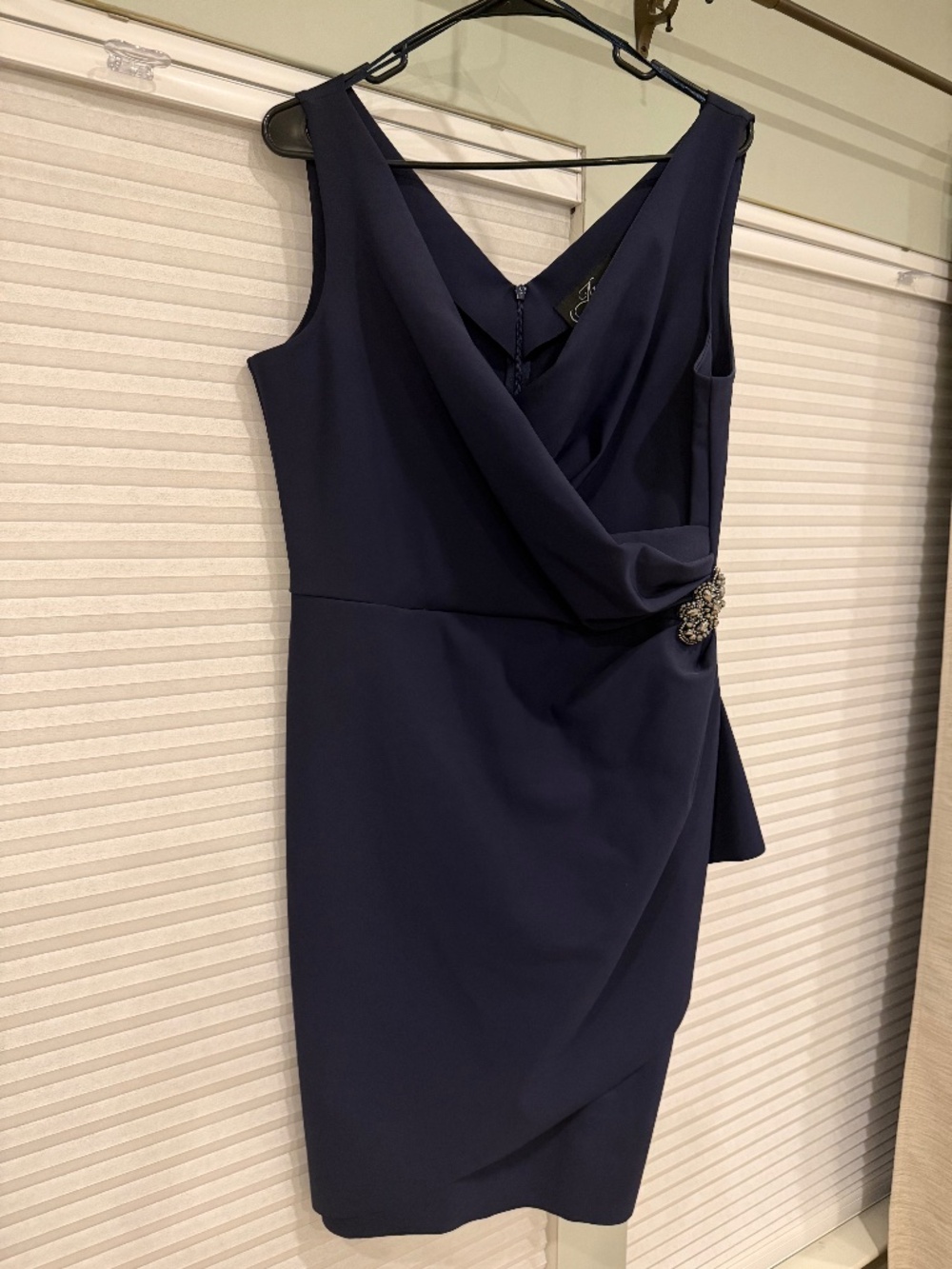 Alex evenings navy dinner dress